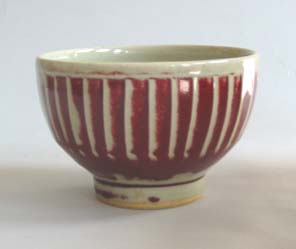 copper red bowl